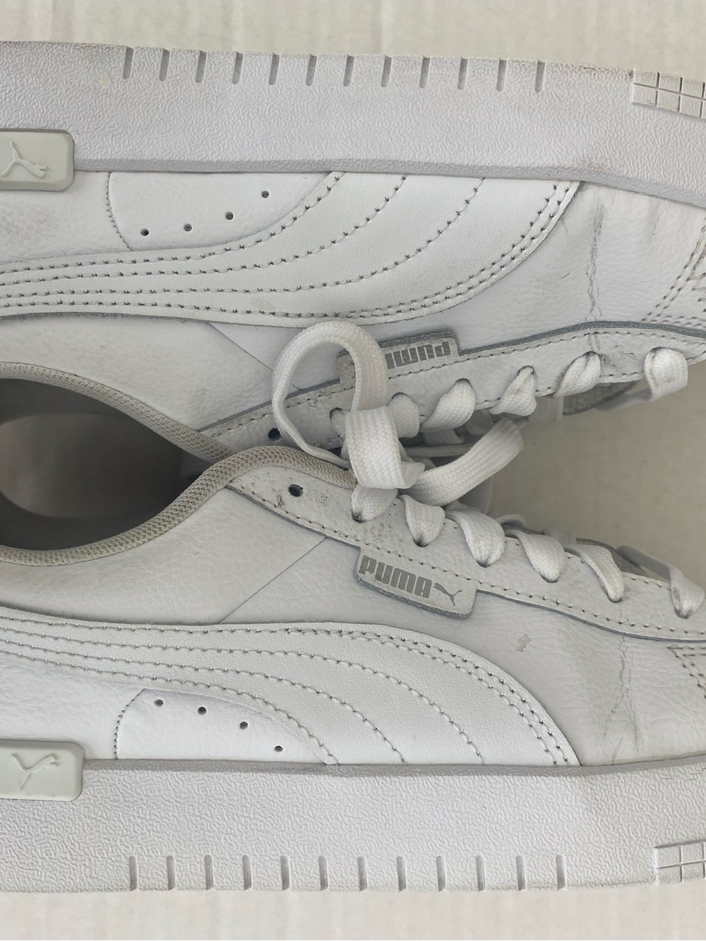 PUMA Jada Renew “Court Sneaker” Women's Retro Tennis Shoe Sz 8 - Picture 6 of 8